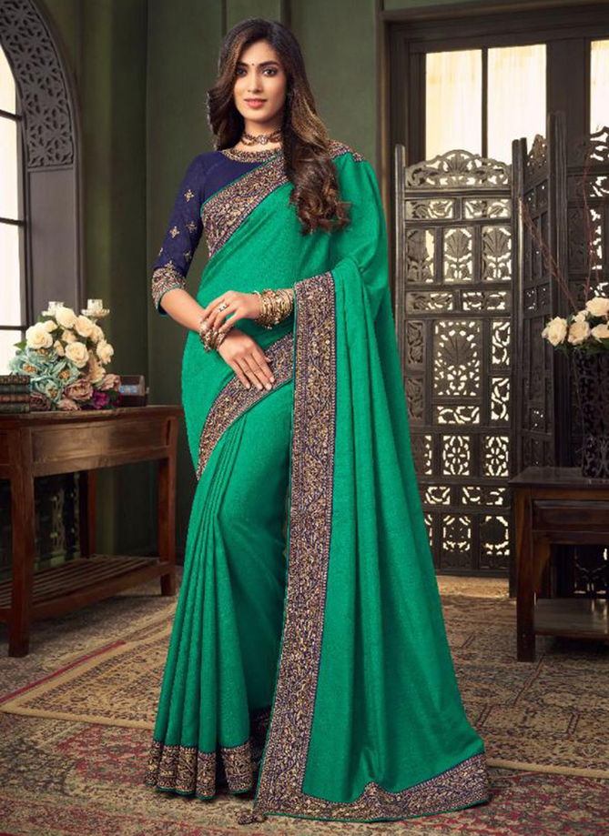 ANMOL MYRAH Latest Fancy Designer Heavy Party Festive Wear Fancy Fabric Stylish Saree Collection